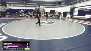 135 lbs Round 1 (4 Team) - Nia Hagler, Utah 1 vs Elizabeth Sherman, Montana