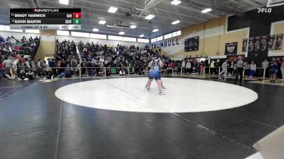 285 lbs Consi Of 8 #2 - Brady Harwick, Darien vs Gavin Martin, Southington