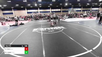 145 lbs Round Of 32 - Angellina Caro, Swamp Monsters vs Natalie Lopez, Perris Punishers WC