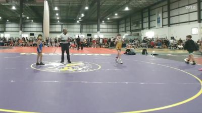 80 lbs Round 3 (4 Team) - Dillynger Harris, FCA LYNCHBURG vs Elijah Keating, CENTERVILLE WRESTLING CLUB