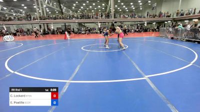 152 lbs Rr Rnd 1 - Carolina Lockard, Btsnyc vs Ella Poalillo, Scorpions Wrestling School