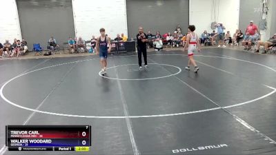 125 lbs Placement Matches (16 Team) - Trevor Carl, Pennsylvania Red vs WALKER WOODARD, Georgia