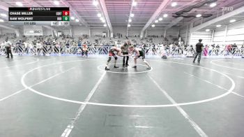 170 lbs Rr Rnd 3 - Chase Miller, CentralMD Grey vs Sam Wolpert, Indiana Outlaws Yellow