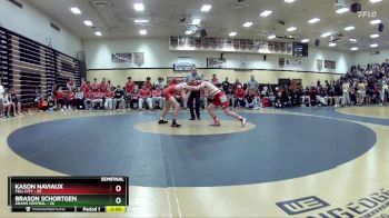 132 lbs Semis & Wb (16 Team) - Brason Schortgen, Adams Central vs Kason Naviaux, Tell City