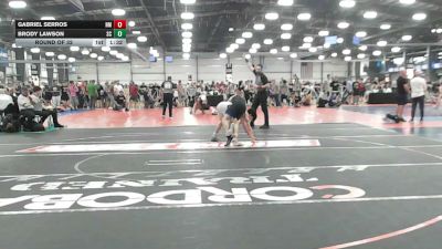 132 lbs Round Of 32 - Gabriel Serros, NM vs Brody Lawson, SC