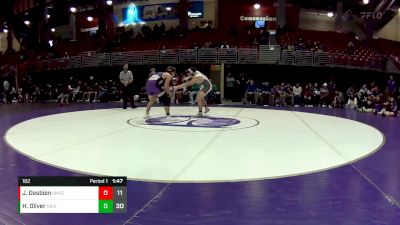 182 lbs Round 3 (8 Team) - Hudson Oliver, Grand Island vs Jason Desbien, Smith Center