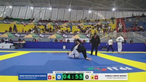 GABRIELA ARROIO MENESES vs SARAH DAVILIN DA SILVA SANTOS 2026 FPJJ Circuito Paulista GI Etapa 3