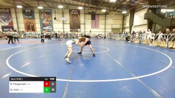 145 lbs Rr Rnd 1 - Raymond Fitzgerald, AMERICAN MMA AND WRESTLING vs Noah Hall, Flint Tropics