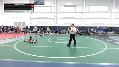 M-65 lbs Round Of 16 - Hendrix Evans, NY vs Zeth Dykhouse, MI