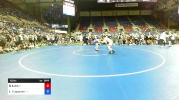 132 lbs Cons 16 #1 - Bryce Luna, California vs Lincoln Gregersen, Colorado