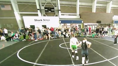 100 lbs Round 3 (4 Team) - Dillon Write, Stout vs Jack Francis, Idaho 1