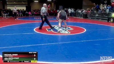 2A-175 lbs Quarterfinal - Asa Smith-Foot, Union County vs Michael Riner, Dodge County