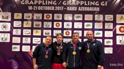 USA Claims 4 Veterans Gi Grappling Medals At UWW Grappling Worlds