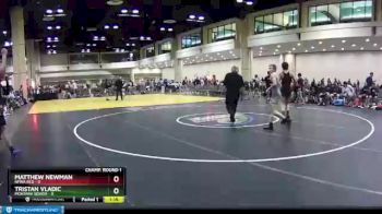 106 lbs Champ Round 1 (16 Team) - Matthew Newman, NFWA Red vs Tristan Vladic, Montana Senior