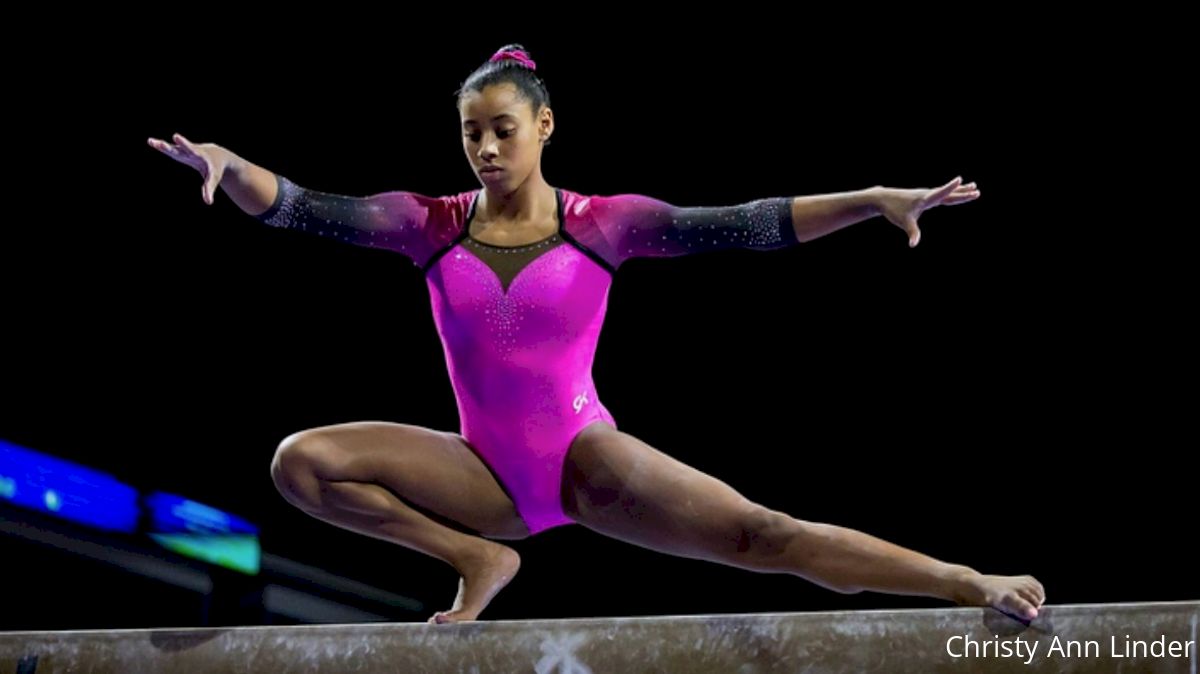 Shania Adams Is A Turn Queen, Hits Sextuple Wolf Turn On Beam