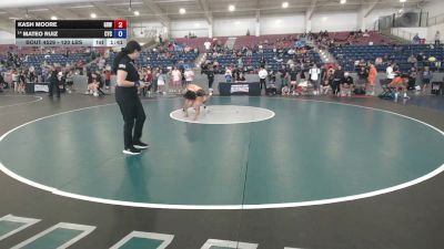 120 lbs Champ. Rd Of 64 - Kash Moore, Gold Rush Wrestling vs Mateo Ruiz, CYC