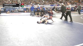 128-D3 Cons. Semi - Cameron Mcdonald, Crismon High School vs Kannon Smith, Snowflake High School