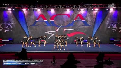 Champion Cheer - Firestorm [2026 L4 Junior - Flex - Small Day 2] 2026 ACA Grand Nationals