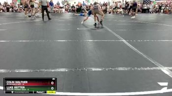 126 lbs Round 2 (6 Team) - Colin Walther, PA Alliance Red vs Luke Reitter, Steller Trained Gold