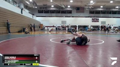 133 lbs 1st Place Match - Ty Daugherty, Roanoke College vs Josh Noble, Roanoke College