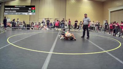 57 lbs 2nd Place - Frank Molinaro, Rising Sun WC vs Jace Villamil, Poway Elite