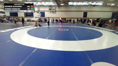 132 lbs Consolation - Maximus Alexander, Frog Empire vs Darren Cangelosi, Prime Wrestling Club