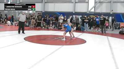 75 lbs Quarters - Addilynn Barajas, Scrap Yard Garage Wrestling vs TEYAH SILVA, NWWC