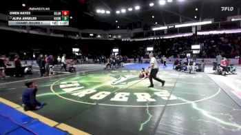132 lbs Champ. Round 1 - Alika Angeles, Kentridge vs Owen Hayes, Selah