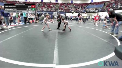 43 lbs Consi Of 8 #1 - Dallas Cabe, Grover Rains Wrestling Club vs Roman Hayes, Carl Albert