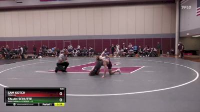 141 lbs Talan Schutte, Wisconsin-La Crosse vs Sam Kotch, TCNJ