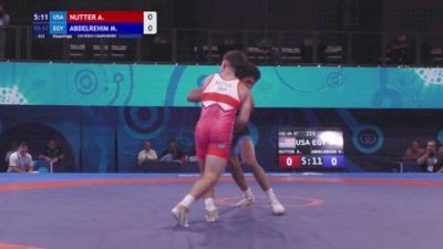 67 kg Repechage - Amryn Nutter, United States vs Mohamed Abdelrehim, Egypt