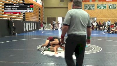 149 lbs Semifinal - Angel Salgado, Victor Valley College vs Kaden Pryor, Cuesta