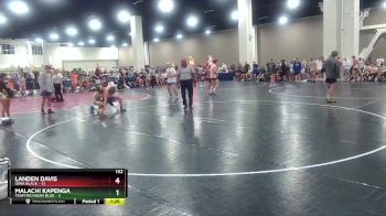 132 lbs Round 7 (8 Team) - Landen Davis, Iowa Black vs Malachi Kapenga, Team Michigan Blue