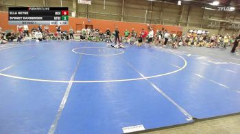 40 lbs Rr Rnd 1 - Ella Heyne, Michigan Wrestling Academy - GK8E vs Sydney Daxberger, New England Trappers Red - GK8E
