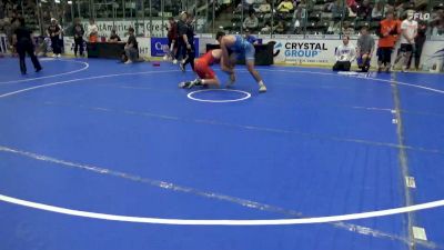 190 lbs Cons. Sub-quarters - Nolan Parrish, Mustang Wrestling Club vs Lane Mitchell, Mwtc