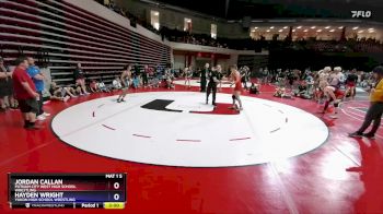 126 lbs Cons. Round 3 - Jordan Callan, Putnam City West High School Wrestling vs Hayden Wright, Yukon High School Wrestling