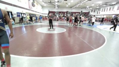 165 lbs Quarterfinal - Michael Frank, Basement Rats vs Jason Daniels-Mitchell, Brook RTC