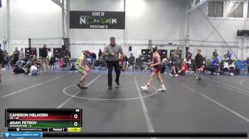 88 lbs Semis (4 Team) - Cameron Melhorn, 4M vs Adam Petrov, Headhunters
