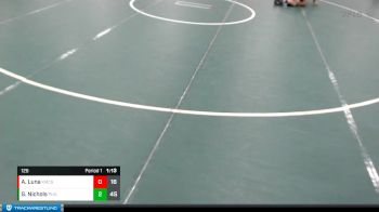 126 lbs Round 3 (8 Team) - Angelo Luna, Kearney Matcats - Gold vs Gunner Nichols, Phillipsburg