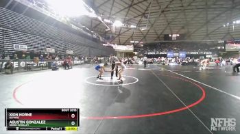 2A 113 lbs Champ. Round 1 - Agustin Gonzalez, Sedro-Woolley vs Xion Horne, Olympic