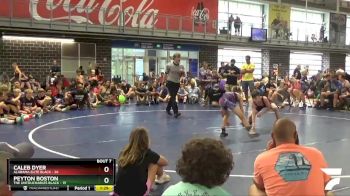 85 lbs Semis & 1st Wb (8 Team) - Caleb Dyer, Alabama Elite Black vs Peyton Boston, The Untouchables Black