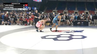 165 lbs Champ. Rd Of 64 - Luke Scholz, New Jersey vs Jacob Perez, California