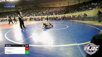 61 lbs Round Of 16 - Everett Luxton, Bartlesville Wrestling Club vs Riott Gates, Elgin Wrestling