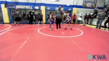 64-67 lbs 3rd Place - Kyson Barnett, Twin Hills vs Ulrich Dyches, IRONMEN Wrestling Club