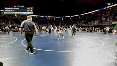 56 lbs 3rd Place - Abrielle Thomas, Pennridge vs Rhea Karas, South Fayette