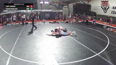 175 lbs 1st Place Match - Leif Larwin, Oregon vs Gavin Buelow, Hawaii