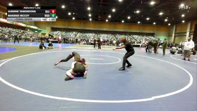 125 lbs Consolation - Jasmine Tamondong, Douglas vs Makenzi McCoy, Wasatch