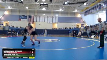 145 lbs 1st Place Match - Alexandria Rosales, Oak Grove High School vs Promise Parlet, St. Martin High School Girls