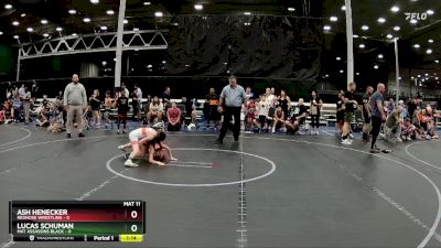 60 lbs Round 7 (8 Team) - Lucas Schuman, Mat Assassins Black vs Ash Henecker, RedNose Wrestling