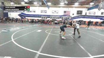 157 lbs Semifinal - Peter Brown, Canyon Springs vs Carlos Valdiviezo, Poway